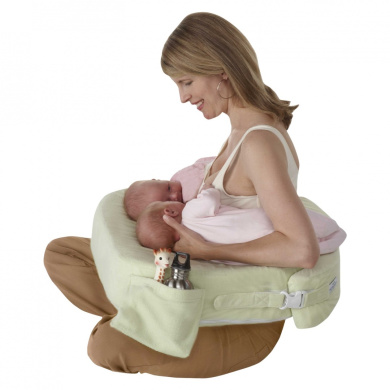 My Brest Friend Twins Plus Deluxe Green Nursing Pillow By Zenoff