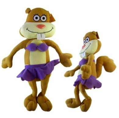 sandy cheeks plush doll
