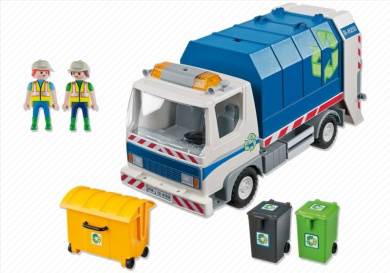 playmobil bin truck