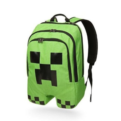 Minecraft Creeper backpack school bag 