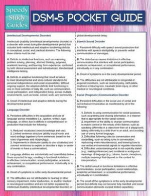 Dsm-5 Pocket Guide (Speedy Study Guides), Speedy Publishing LLC - Shop ...