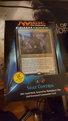 MTG Commander 2015 Edition Magic the Gathering Seize Control Blue Red Deck New