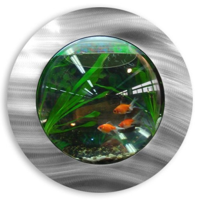 fish tank bubble tanks mounted aquariums cool aquarium deluxe round brushed betta bowls bubbles aluminium unique accent bowl bonuses gallon