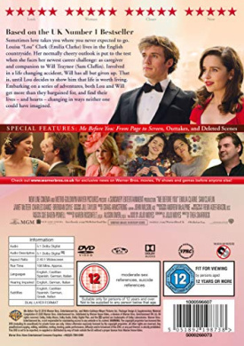 Me Before You, Elevation Sales Ltd Shop Online for Movies, DVDs