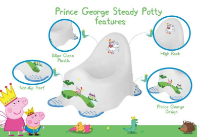 Solutions EU Peppa Pig 49513 George Toilet Training Seat with Non Slip Feet