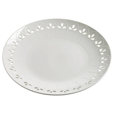22 x 22 x 2.5 cm Porcelain White Maxwell /& Williams Lille Porcelain Plate White