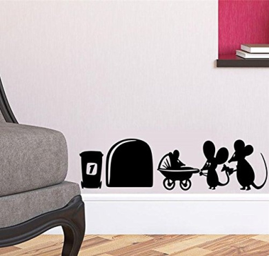 Star Wars Mouse vs ATAT Skirting Board Vinyl Decal Sticker Wall Art Vinyl Decal ..UKSELLINGSUPPLIERS Star Wars Mouse vs ATAT Skirting Board Vinyl Decal Sticker Wall Art Vinyl Decal ..UKSELLINGSUPPLIERS