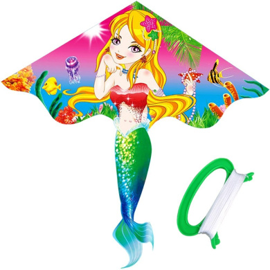 BRAIN STORM KITES 71104 WNS FantasyFliers 62 x 33.5 Nylon 3D Mermaid BNSF1104