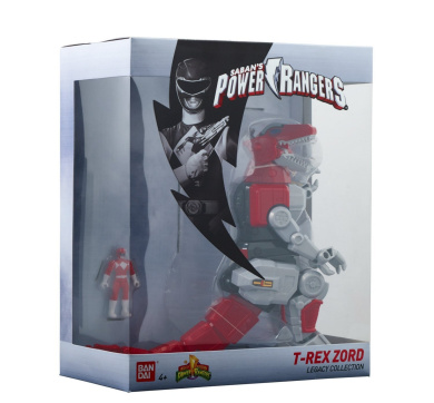 35-cm Zord Collectible Toys for Kids Aged 3 and Up 7.5 Action Figure Lights and Sounds Power Rangers E5865EU5 Playskool Heroes Red Ranger and Dragon Thunderzord Multicolour
