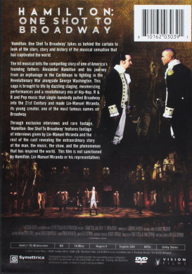 Hamilton One Shot To Broadway by Vision Films Shop Online for