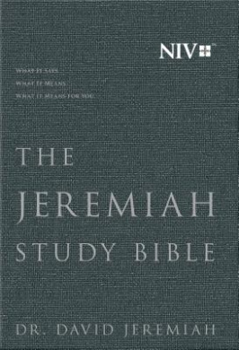 The Jeremiah Study Bible, Niv: (Charcoal Gray) Cloth Over Board, David