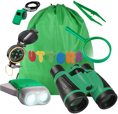 UTTORA Outdoor Explorer Kit Gifts Toys Kids Binoculars Set, Outdoor UTTORA Outdoor Explorer Kit Gifts Toys Kids Binoculars Set, Outdoor