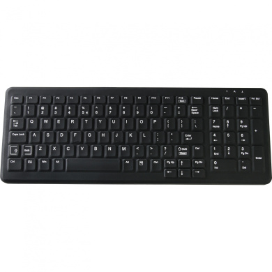 TG3 KBA-CK103S-BNUW-US 103-Key Low-Profile Washable White Backlit USB ...