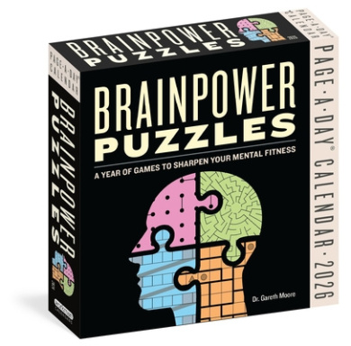 Brainpower Puzzles PageADay® Calendar 2026, Dr Gareth Moore Workman